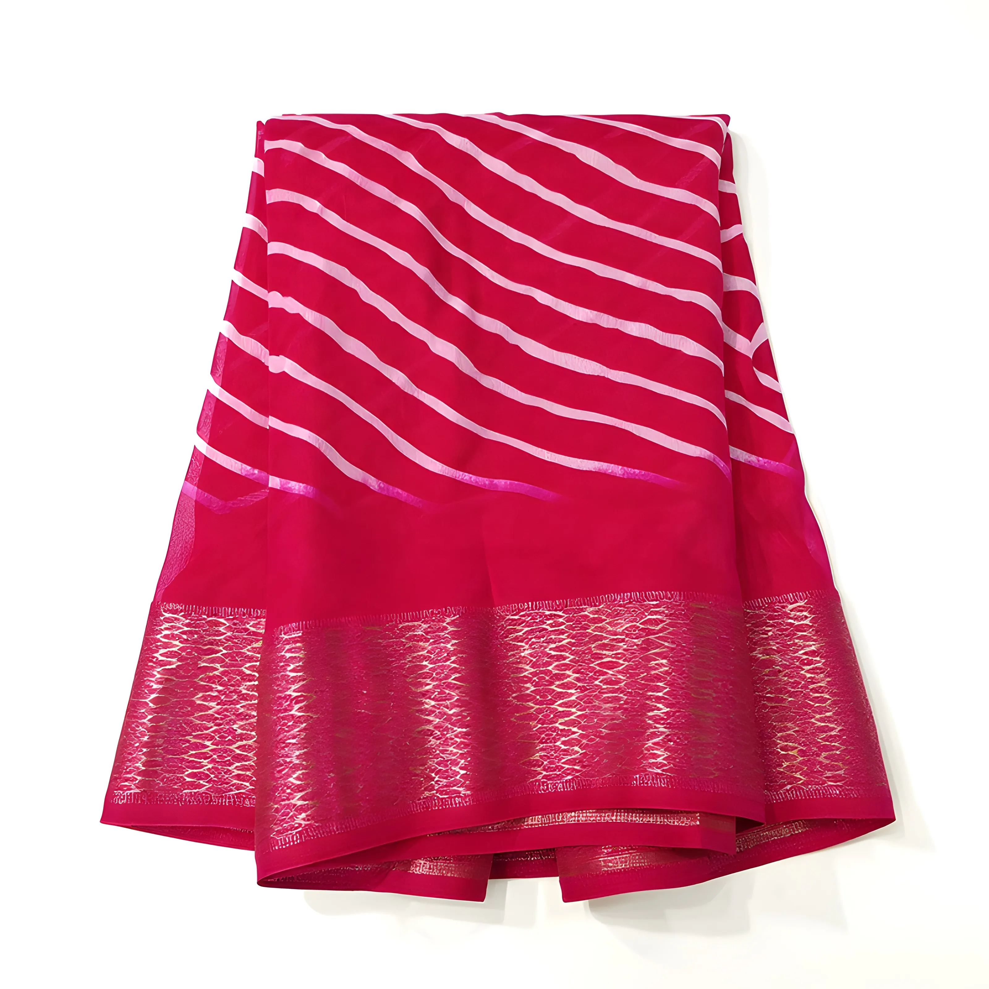 Tha Mirror Story Pink Silk Saree 020 view 2