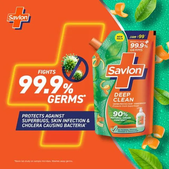Savlon Deep Clean Handwash 675 ml view 3