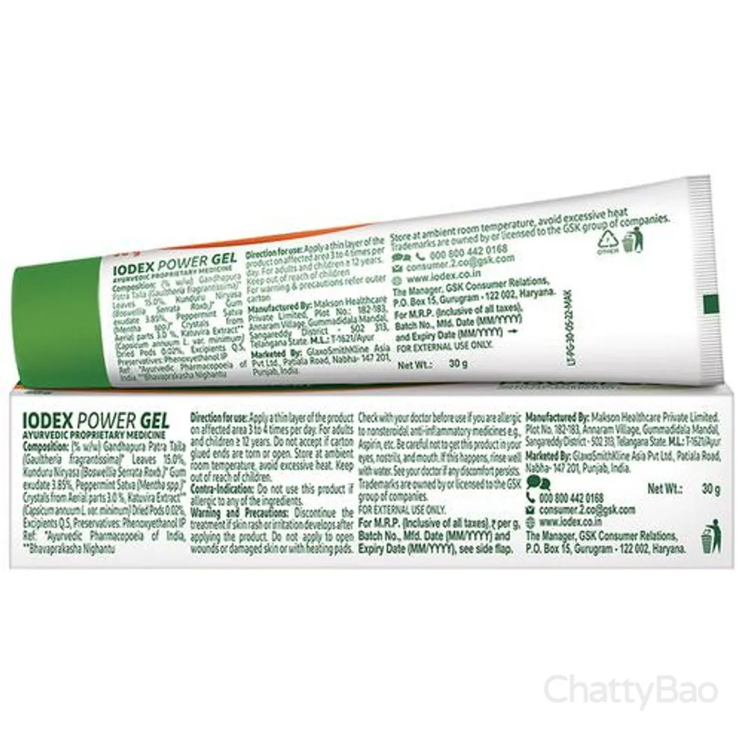 Iodex Power Gel Body Pain Expert 30 g view 2
