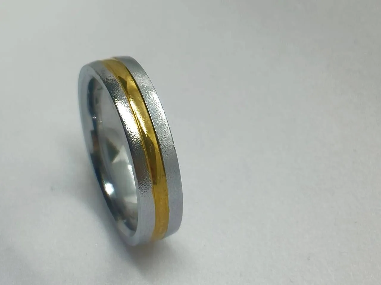 Dual Tone Silver Band (AVSR-39) view 2