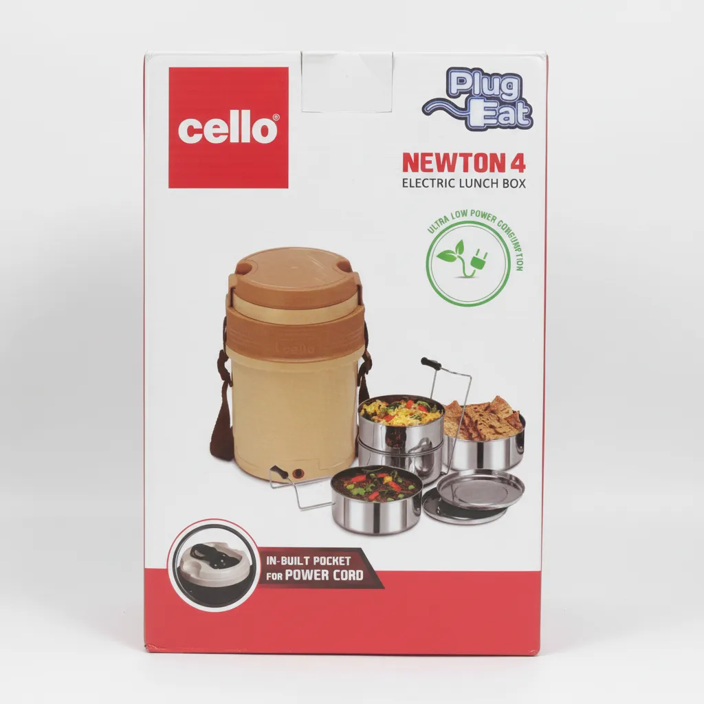 Cello Newton 4 Electric Tiffin Lunch Box