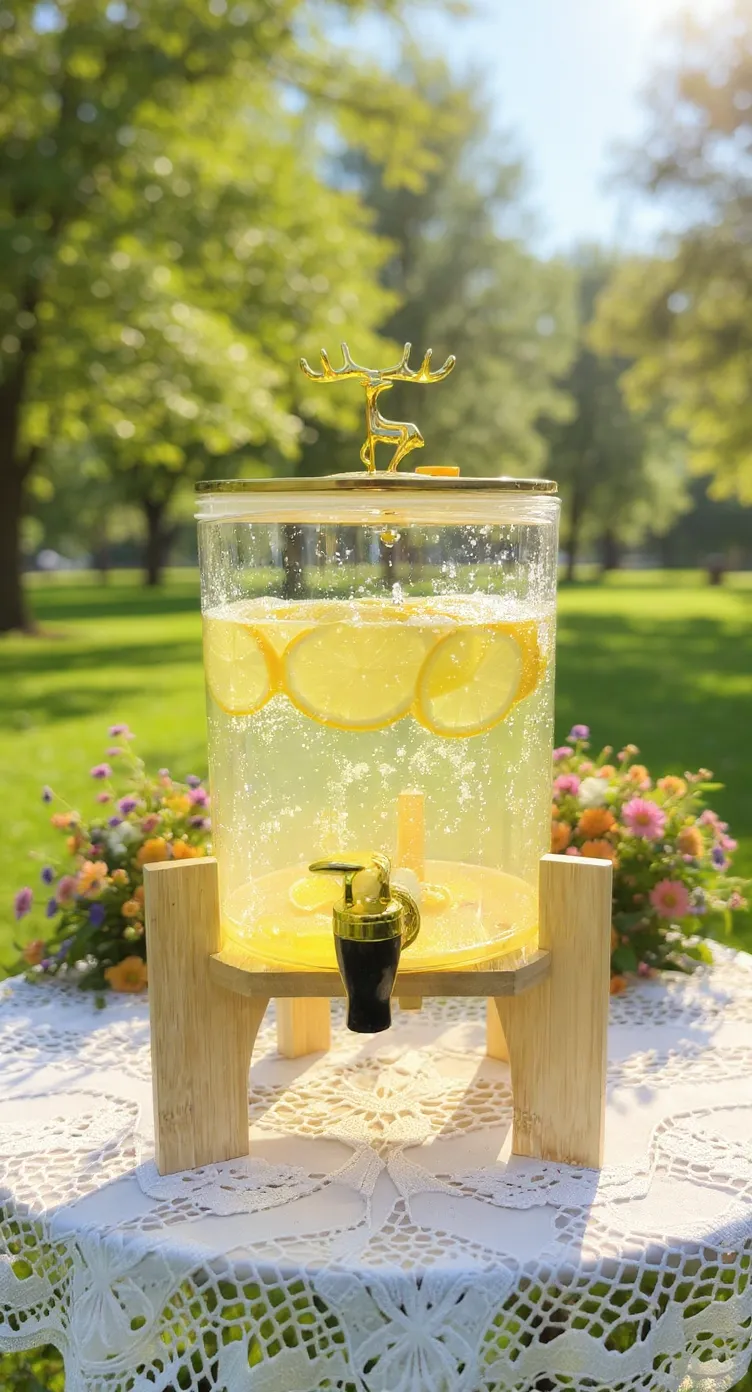 Gold Deer Drink Dispenser view 8