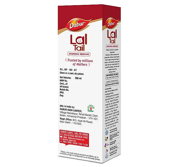 Dabur Lal Tail 200 ml view 3