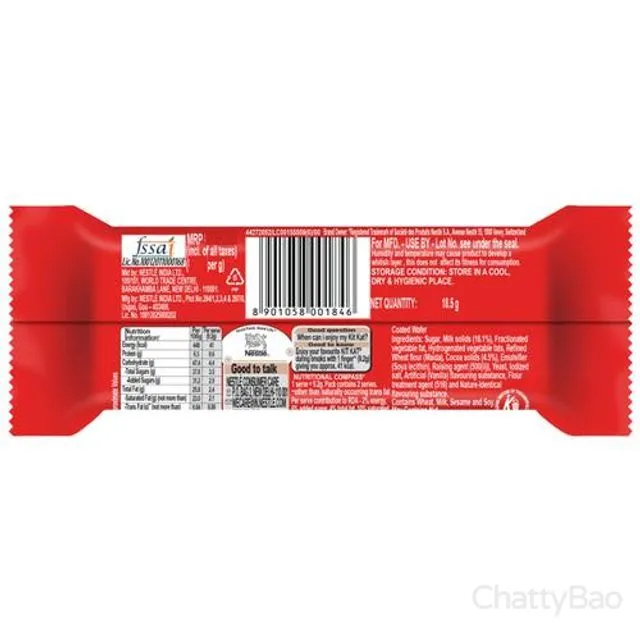 Nestle KitKat 18.5 g view 2