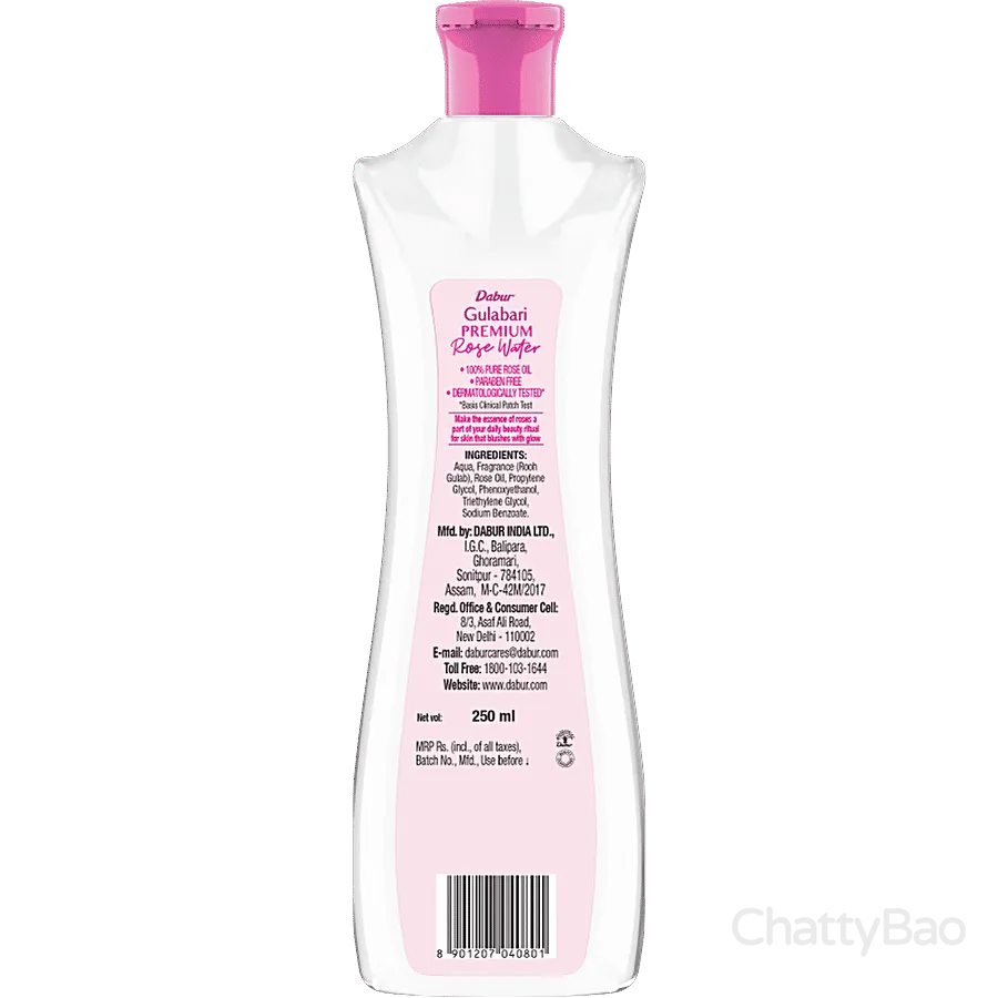 Dabur Gulabari Premium Rose Water - Skin Toner 250 ml view 2