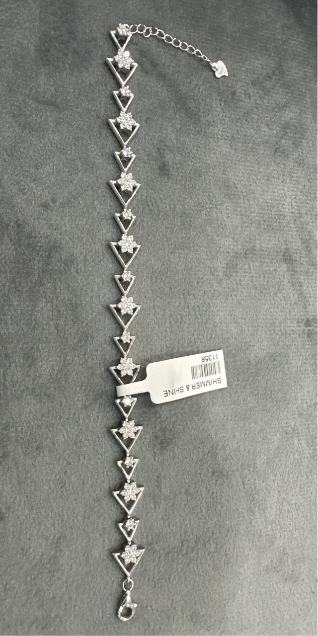 Diamond Triangle Bracelet view 3