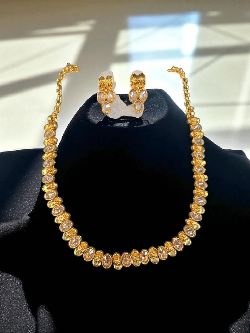 Antique Gold Coin Necklace view 2