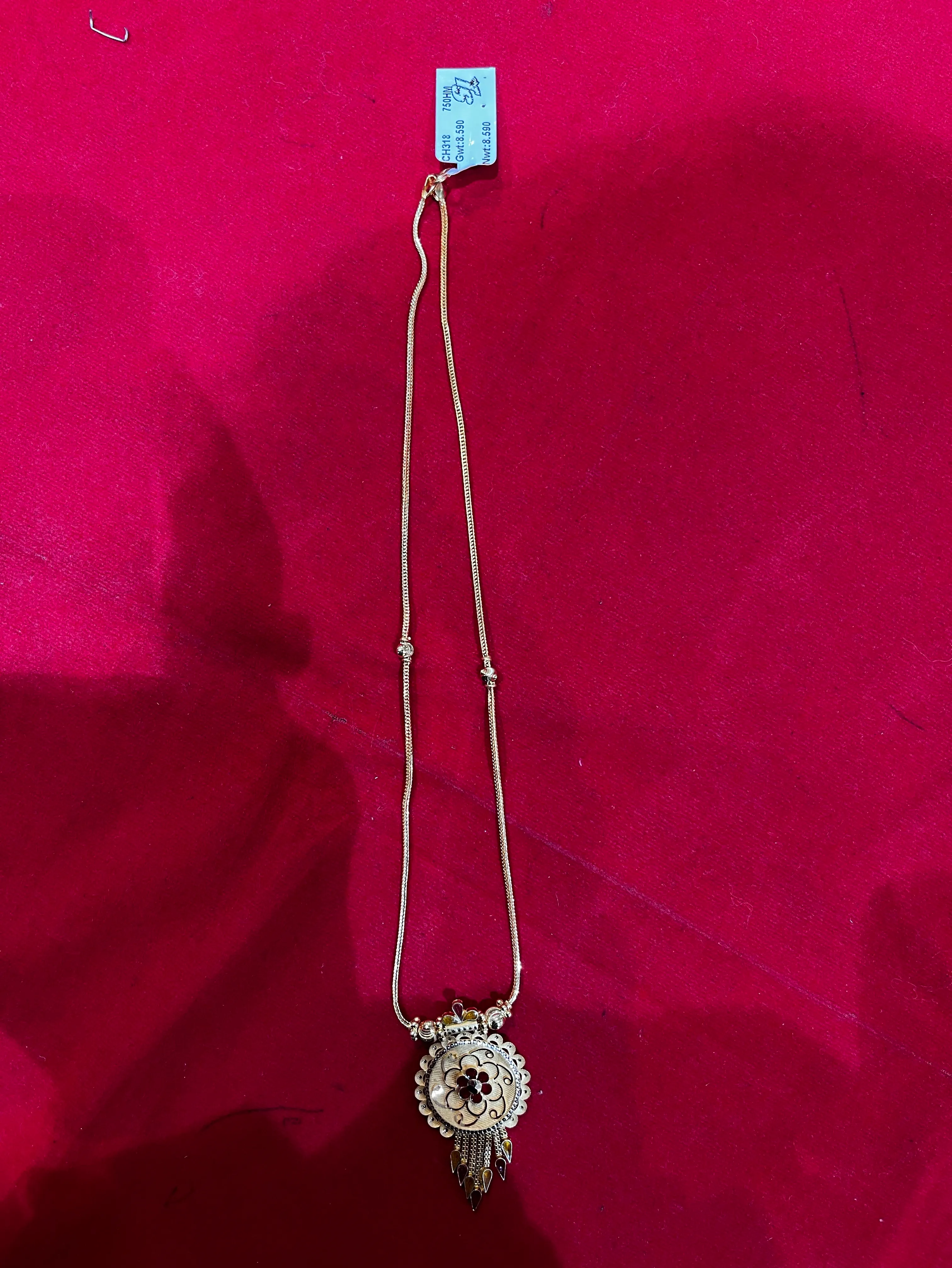 Gold Kanthi Chain CH318 view 2