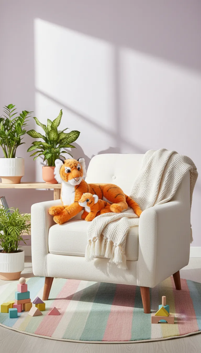Tiger Plush Toy Set Wild Republic view 4