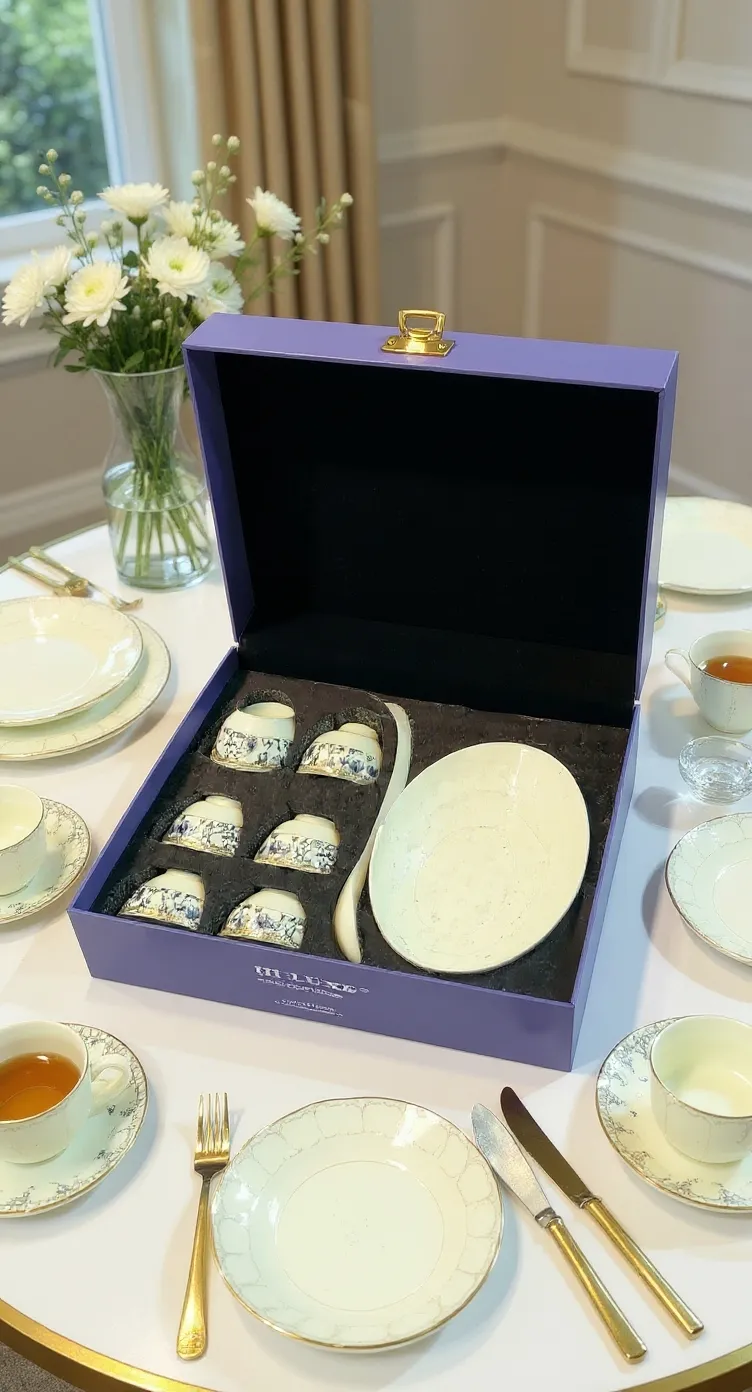 Luxury Porcelain Tea Set view 2