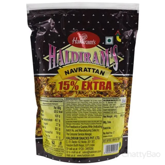 Haldirams Navrattan Namkeen 400 g view 2