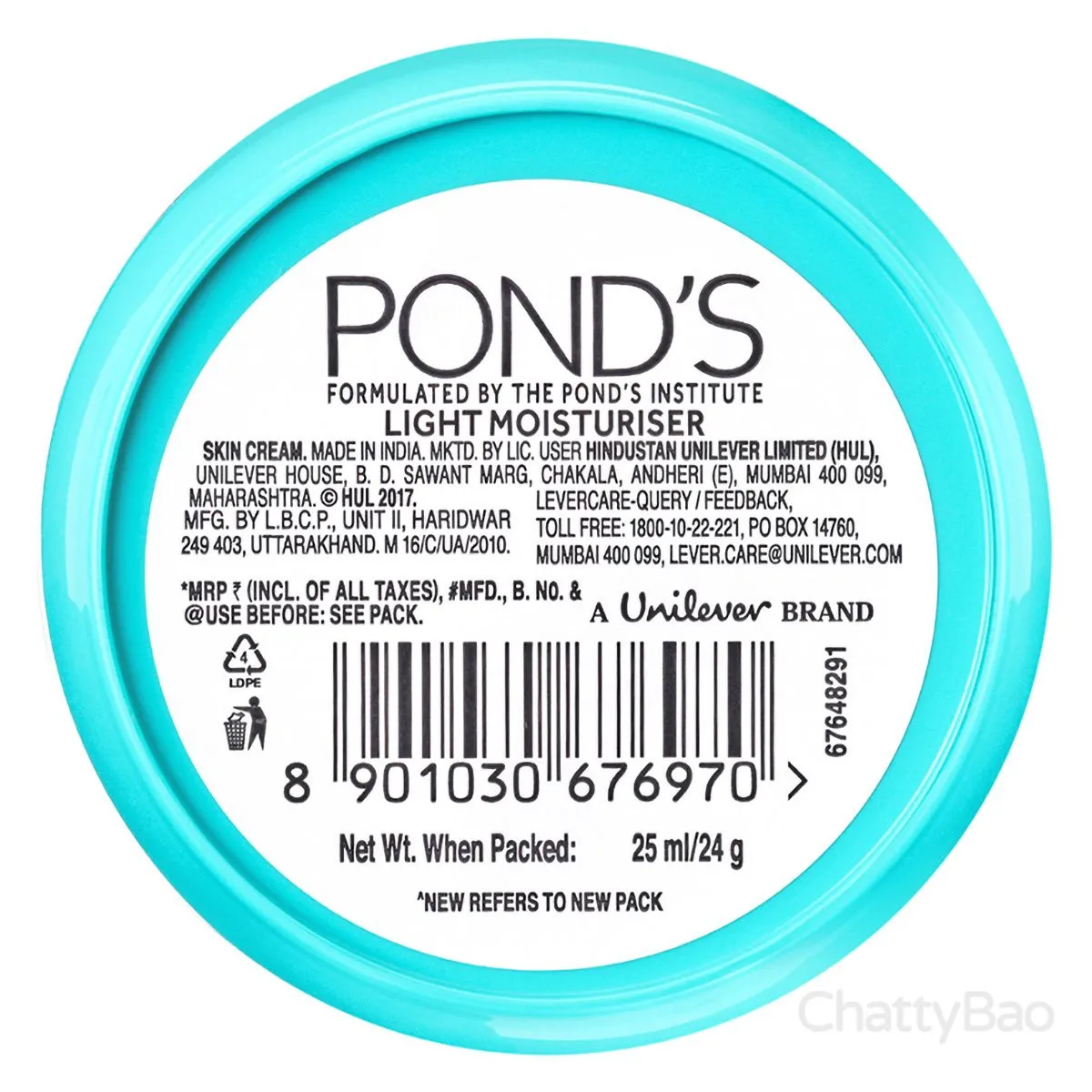 Ponds Light Moisturiser 25 ml view 2