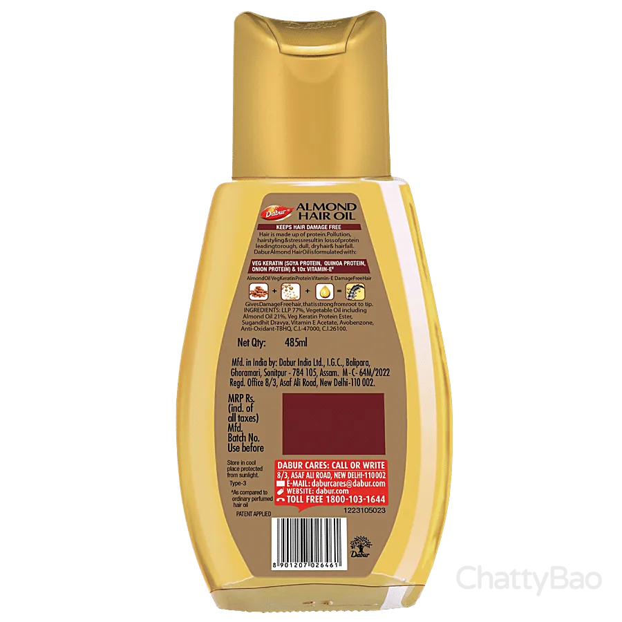 Dabur Almond Hair Oil 485 ml view 2