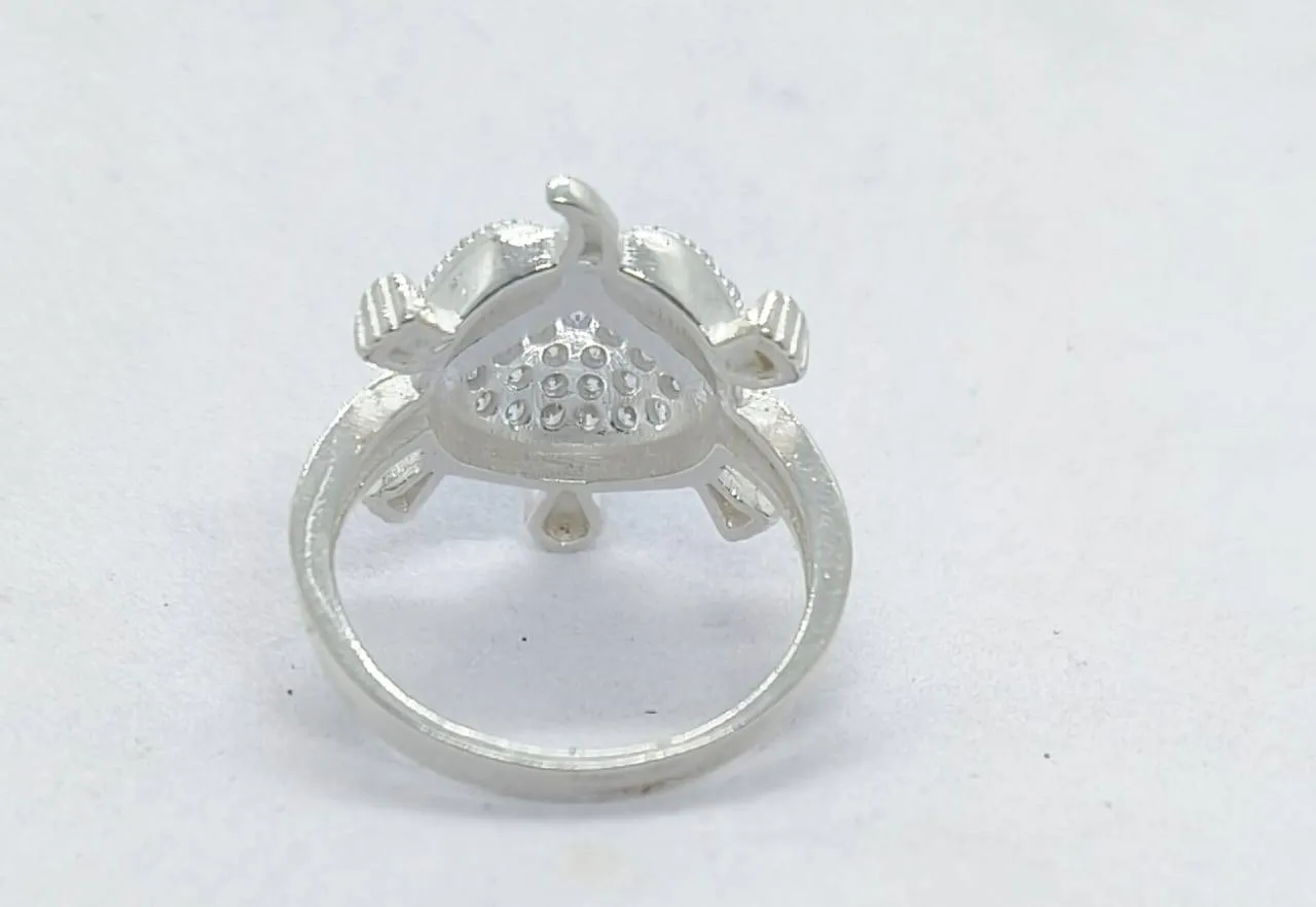 Silver Turtle Ring (AVSR-101) view 3