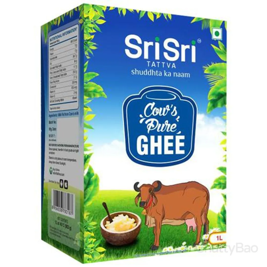 Sri Sri Tattva Cow's Pure Ghee Carton 1 L view 2