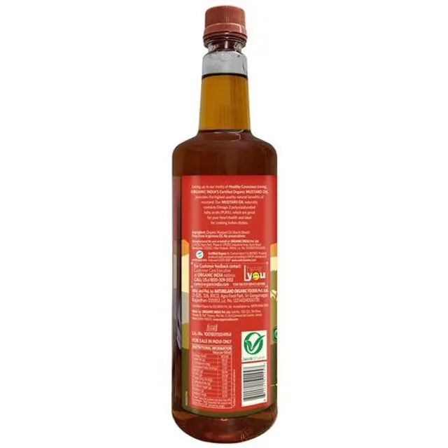 Organic India Mustard Oil Bottle 1 L view 2