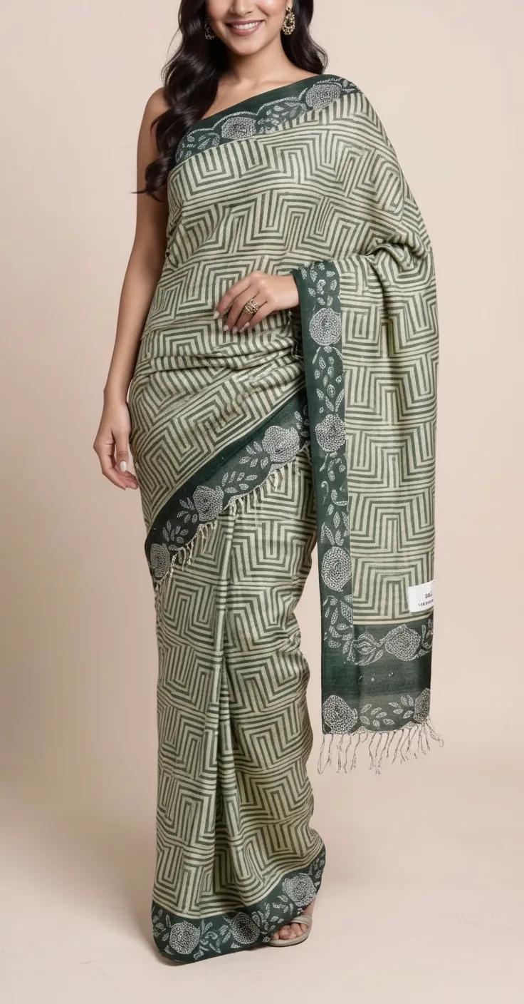 Designer Piano Saree view 4