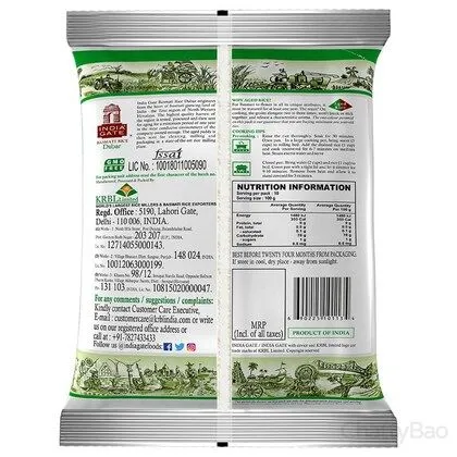 India Gate Basmati Rice - Dubar 1 Kg view 2