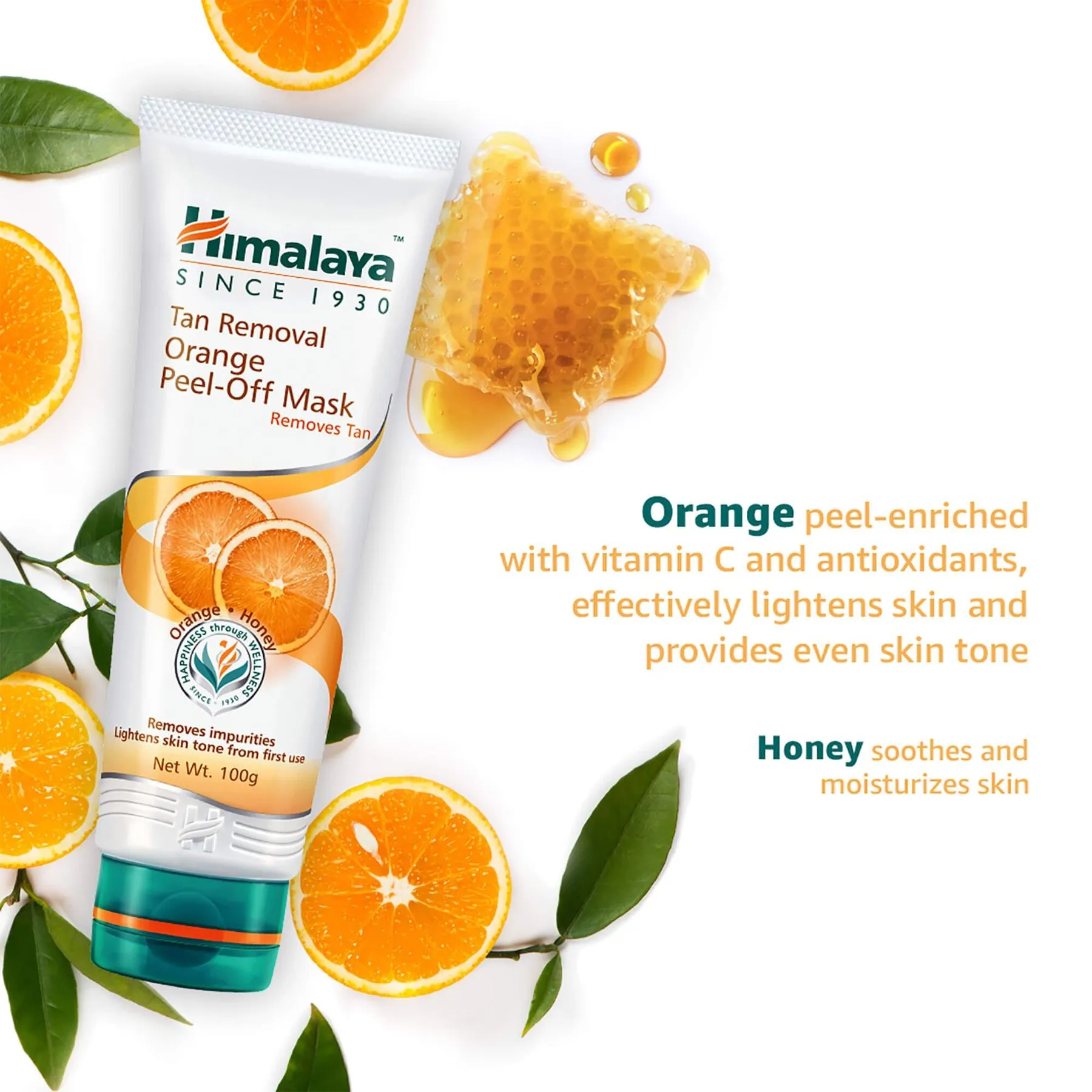 Himalaya Tan Removal Orange Peel Off Mask 100 g view 2
