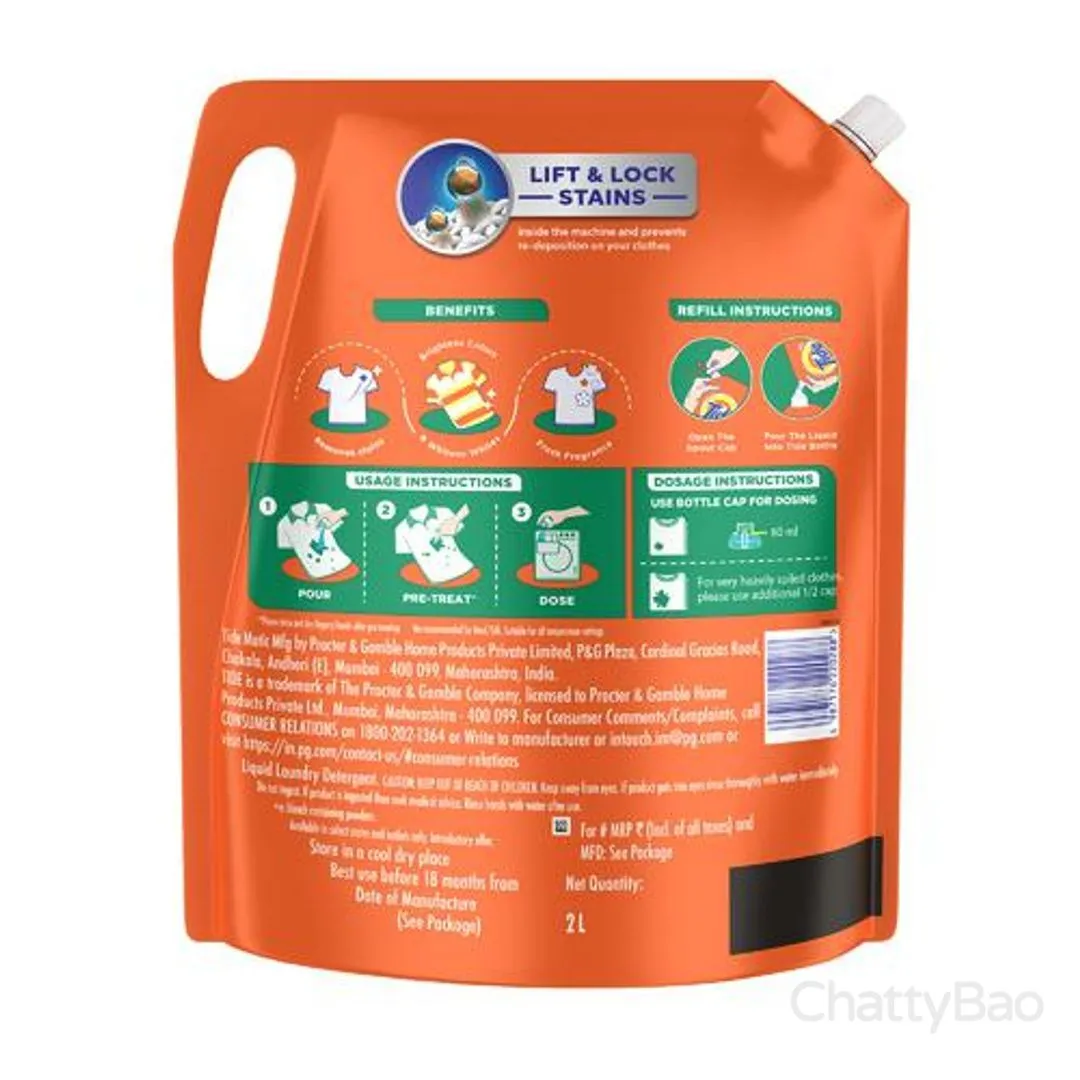 Tide Matic Liquid Detergent - Front Load 2 L view 2