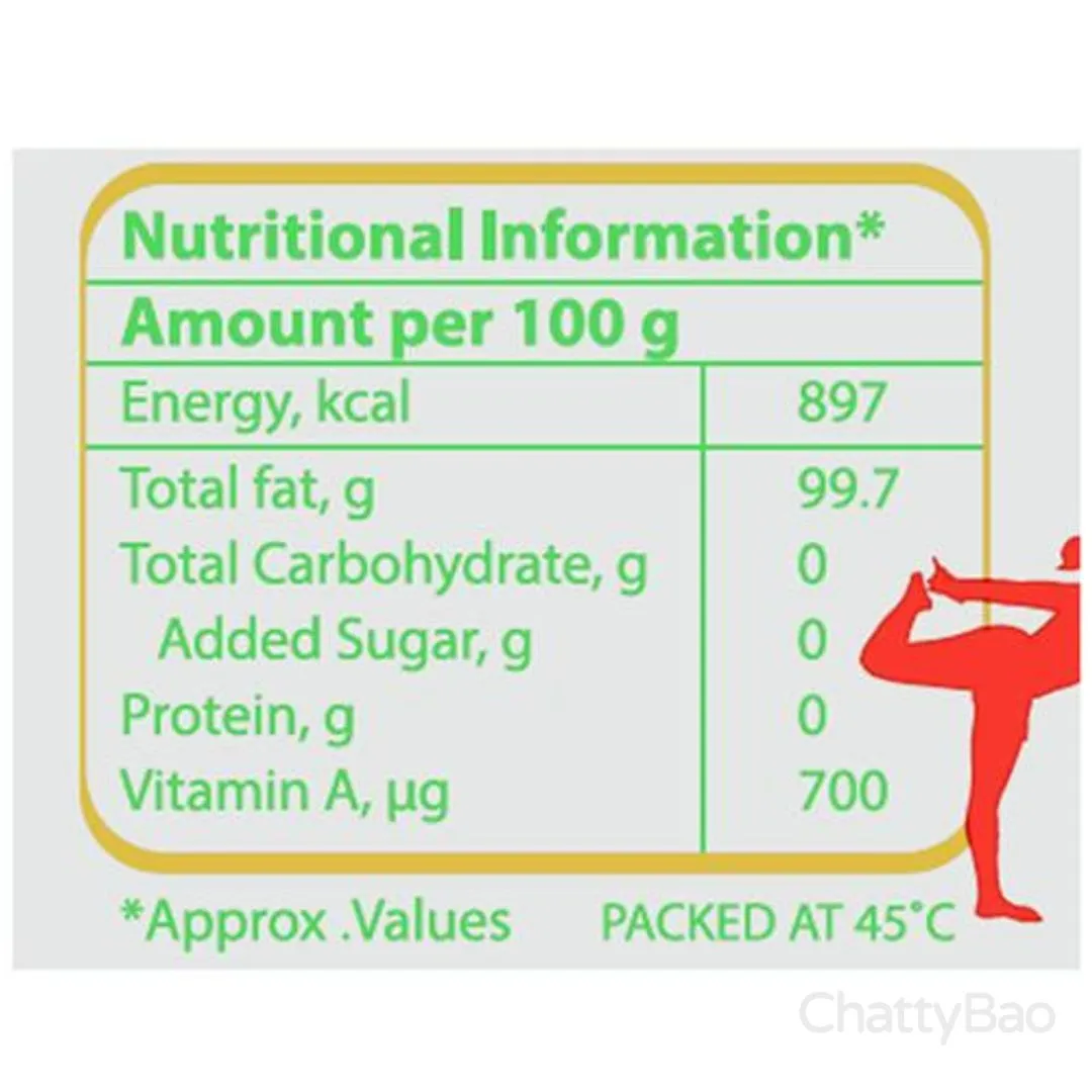 Amul Pure Ghee Carton 1 L view 3