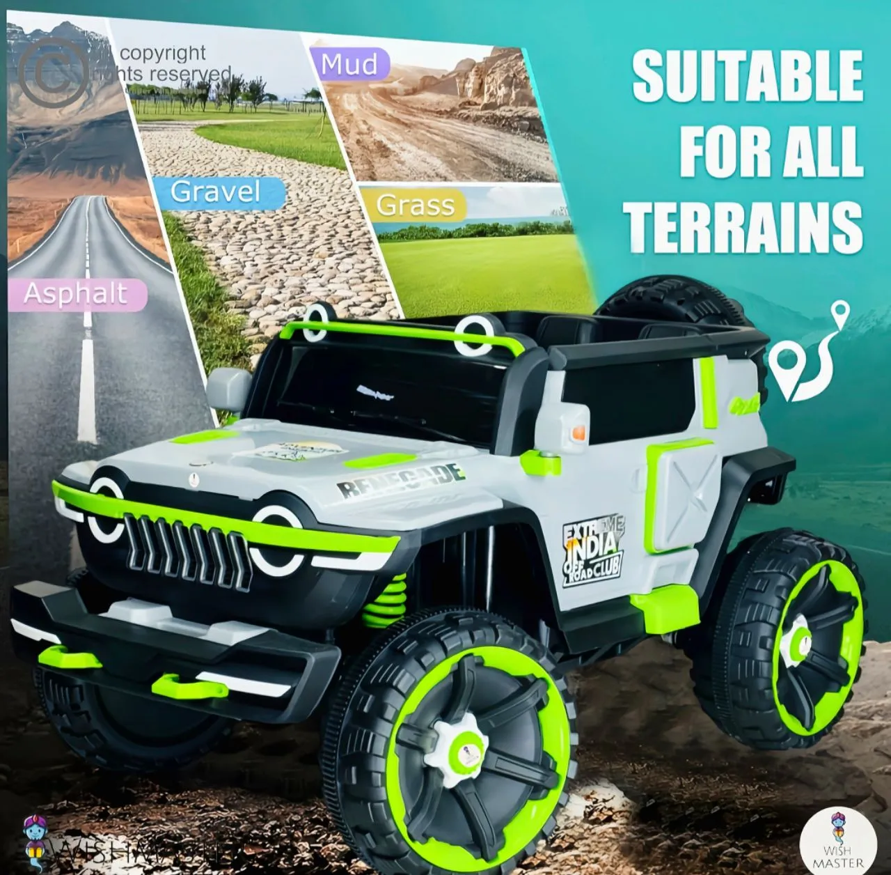Extreme India Renegade RC Car view 2