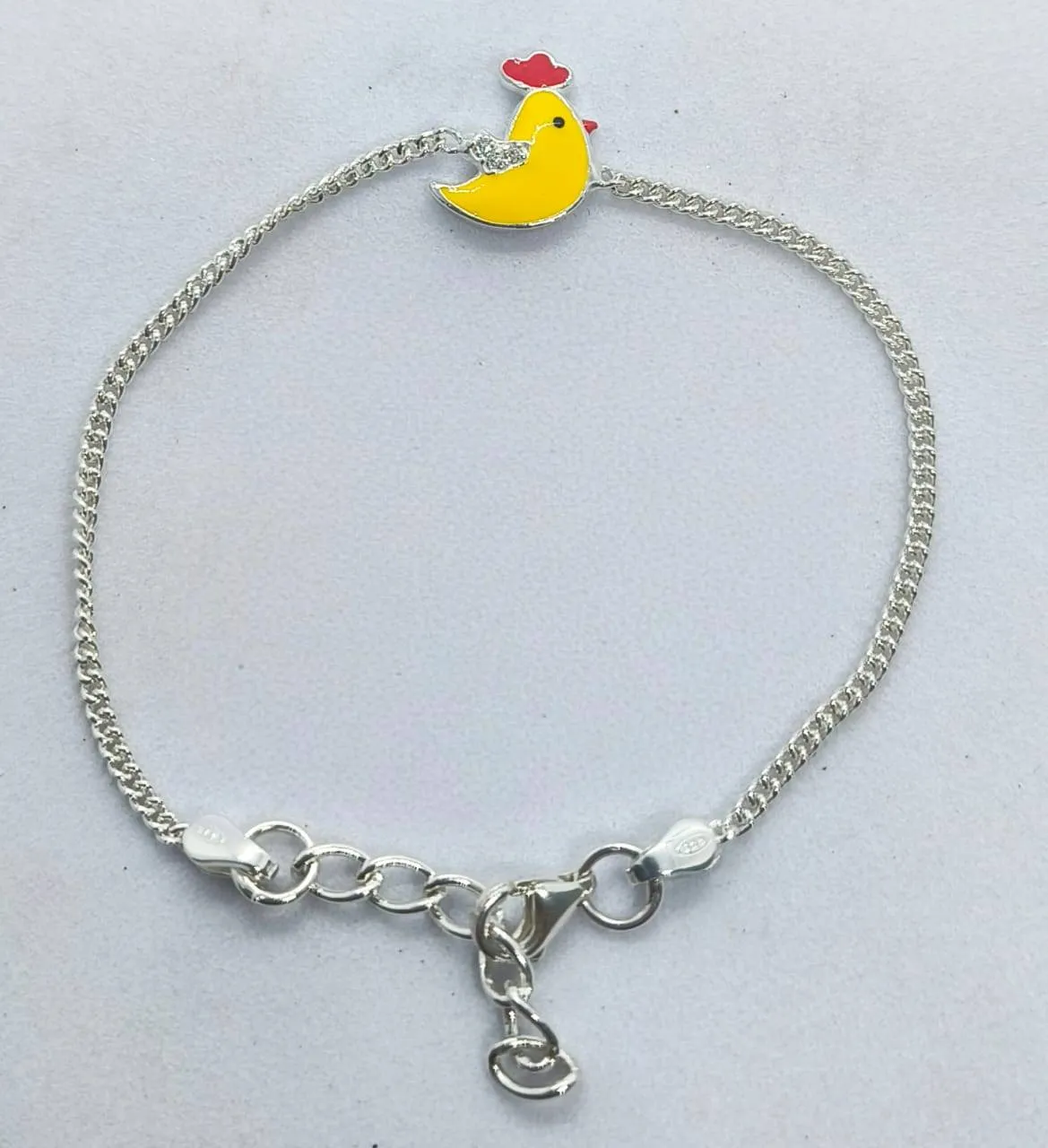 Silver Duck Bracelet (AVSBR-048) view 3