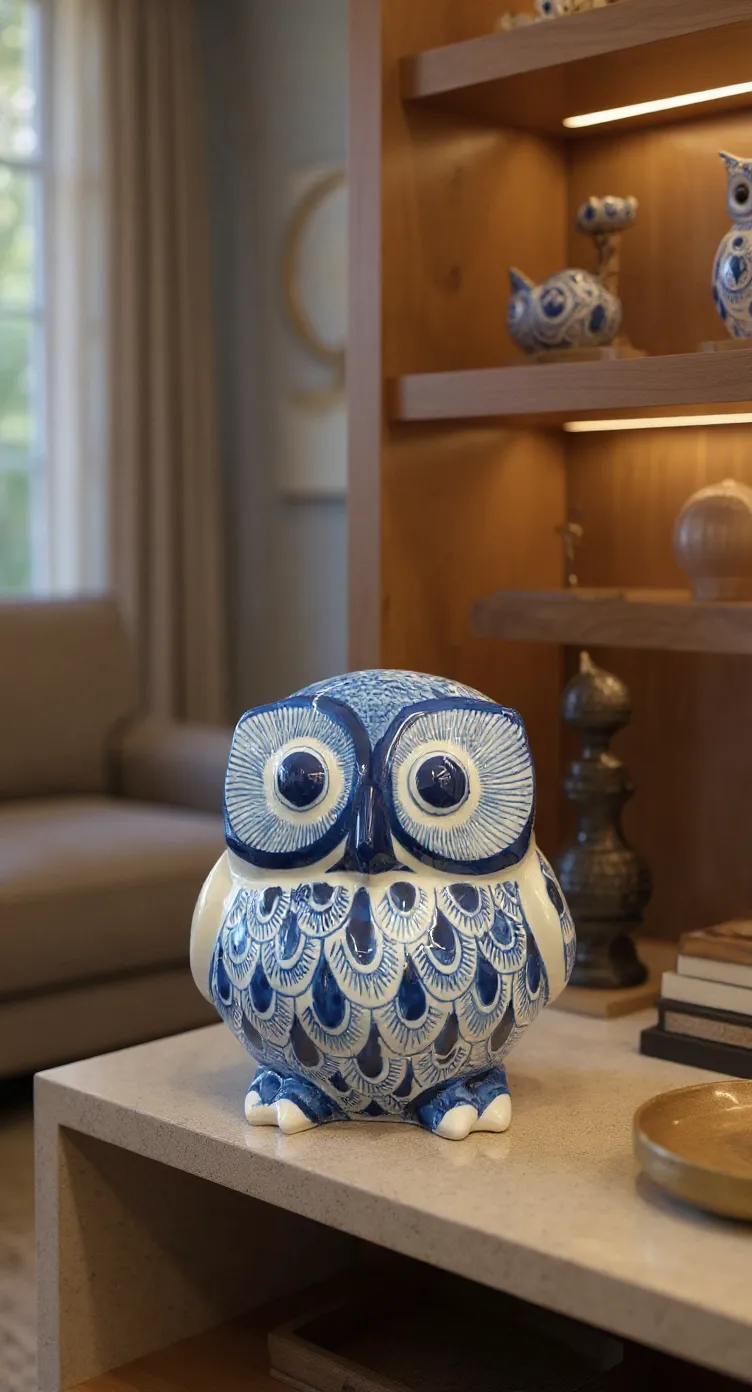 Decorative Ceramic Owl view 5