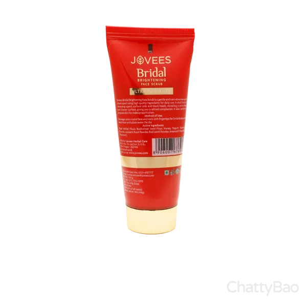 Jovees Herbal Bridal Brightening Face Scrub 100 g view 2