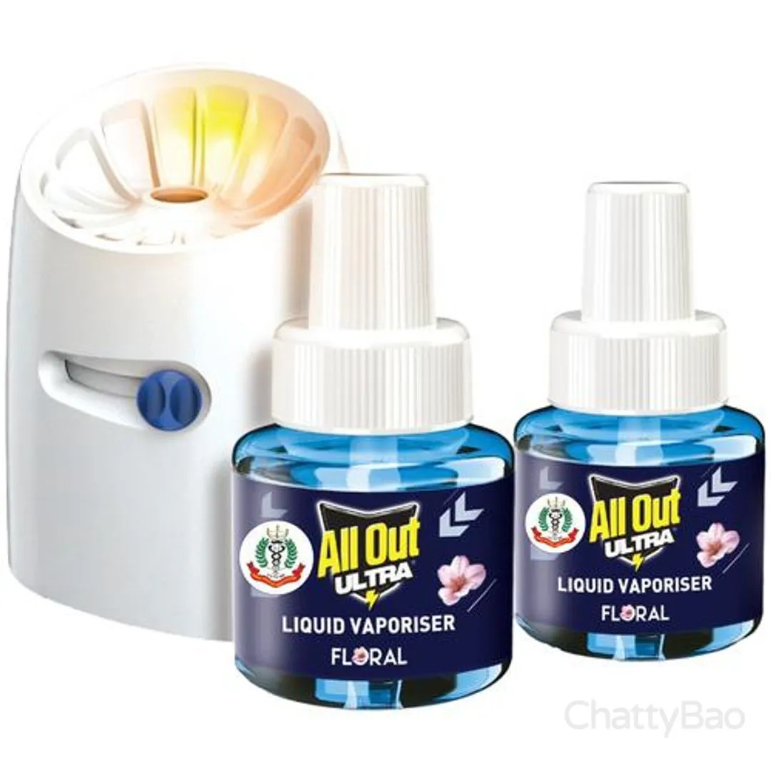 All Out Mosquito Repellant Machine + 2 Refills 45 ml each view 3