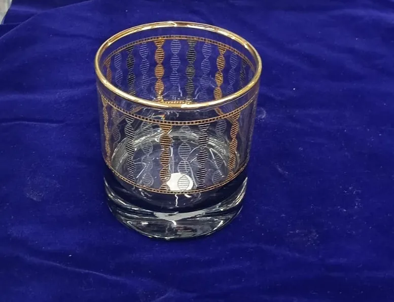 Spiral Gold Plated Glasses view 2