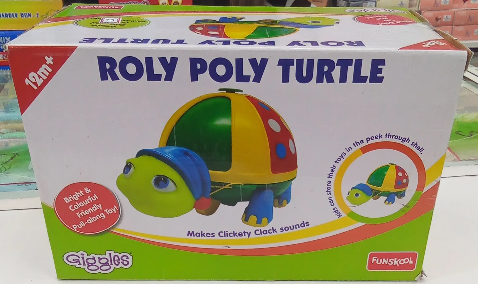 Roly Poly Turtle Funskool view 2