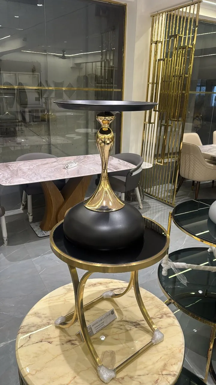 Corner Table Imported Color With Pvd Coding