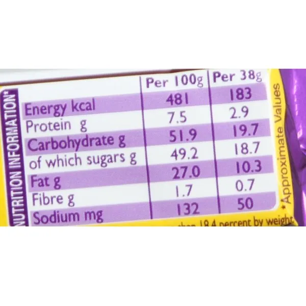 Cadbury Dairy Milk Crackle Chocolate Bar 42 g view 2