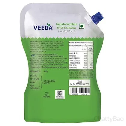Veeba Tomato Ketchup - Chef's Special 900 g view 2