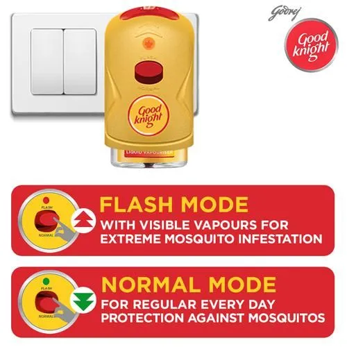 Good Knight Gold Flash Liquid Vapourizer Mosquito Repellent Refill (Pack of 2 x 45 ml each) view 3