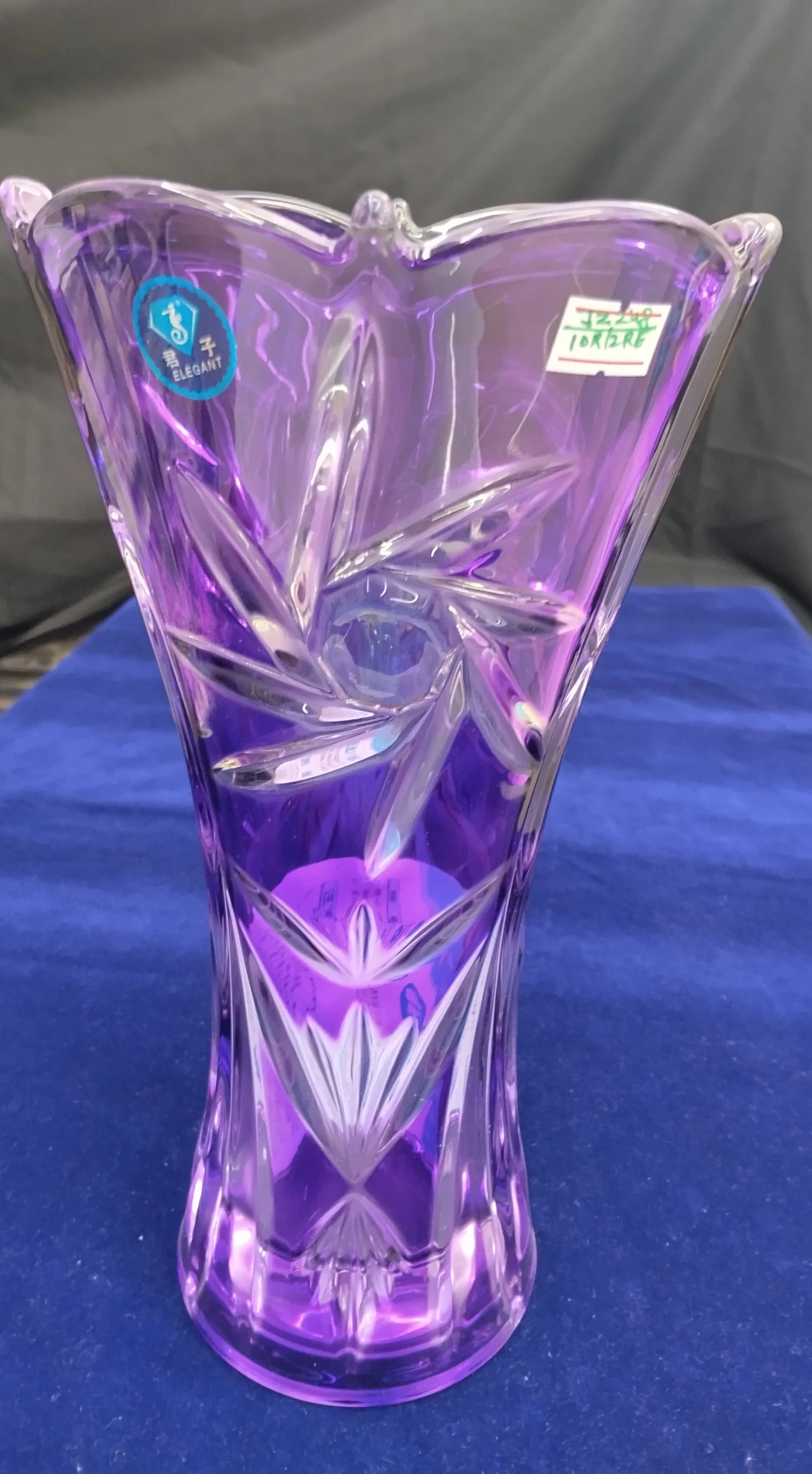 Elegant Glass Vase view 2