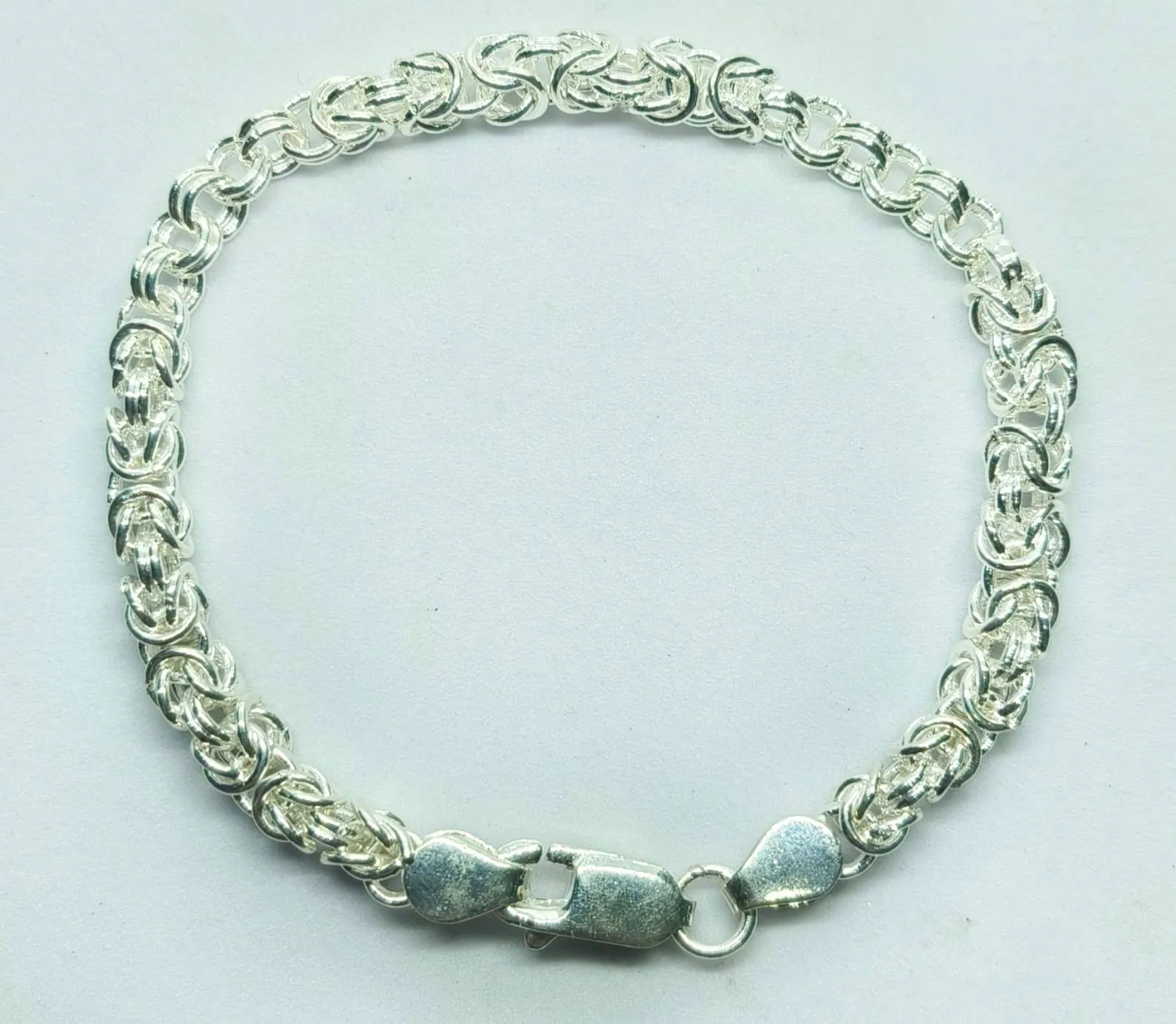 Silver Link Bracelet (AVBR-21) view 4