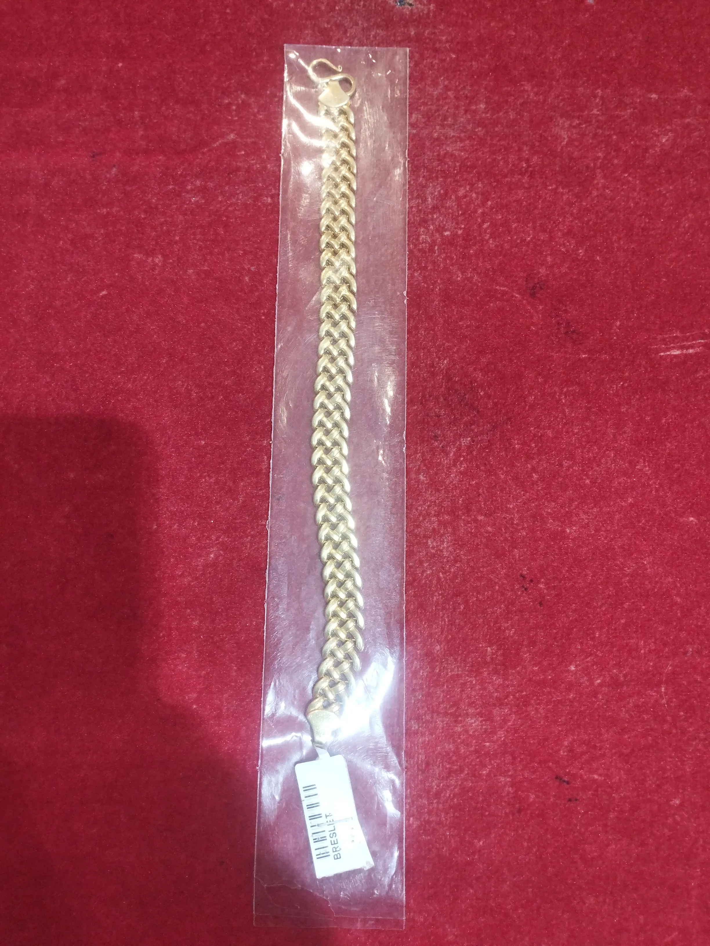 Gold Braided Bracelet 17gm view 2
