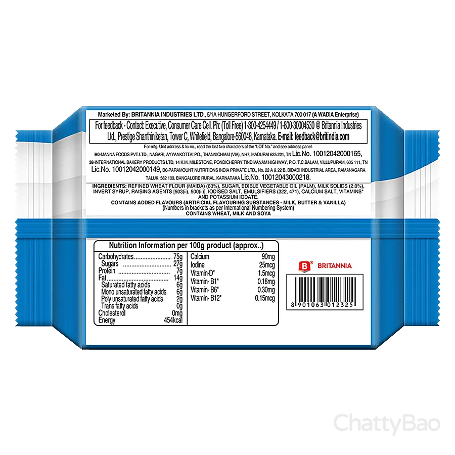 Britannia Milk Bikis Biscuit 160 g view 2