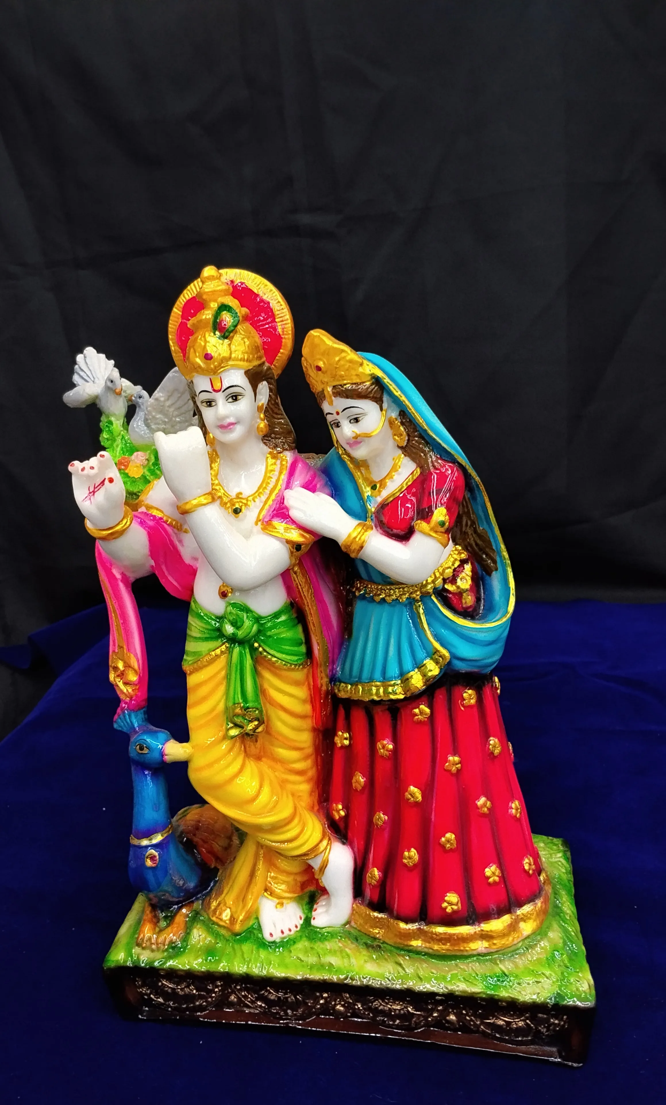 Radha Krishna Figurine view 2