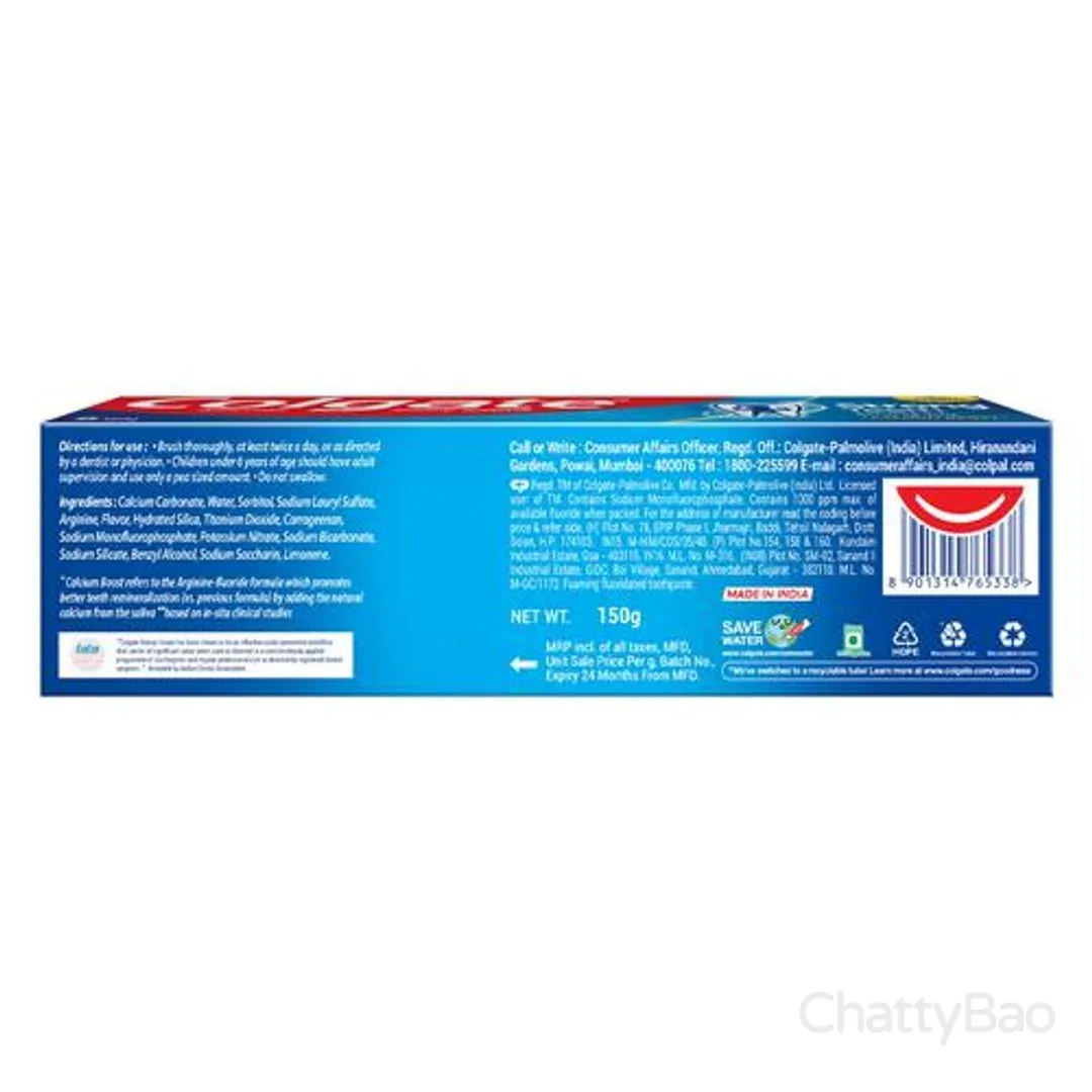 Colgate Strong Teeth Anticavity Toothpaste 150 g view 2