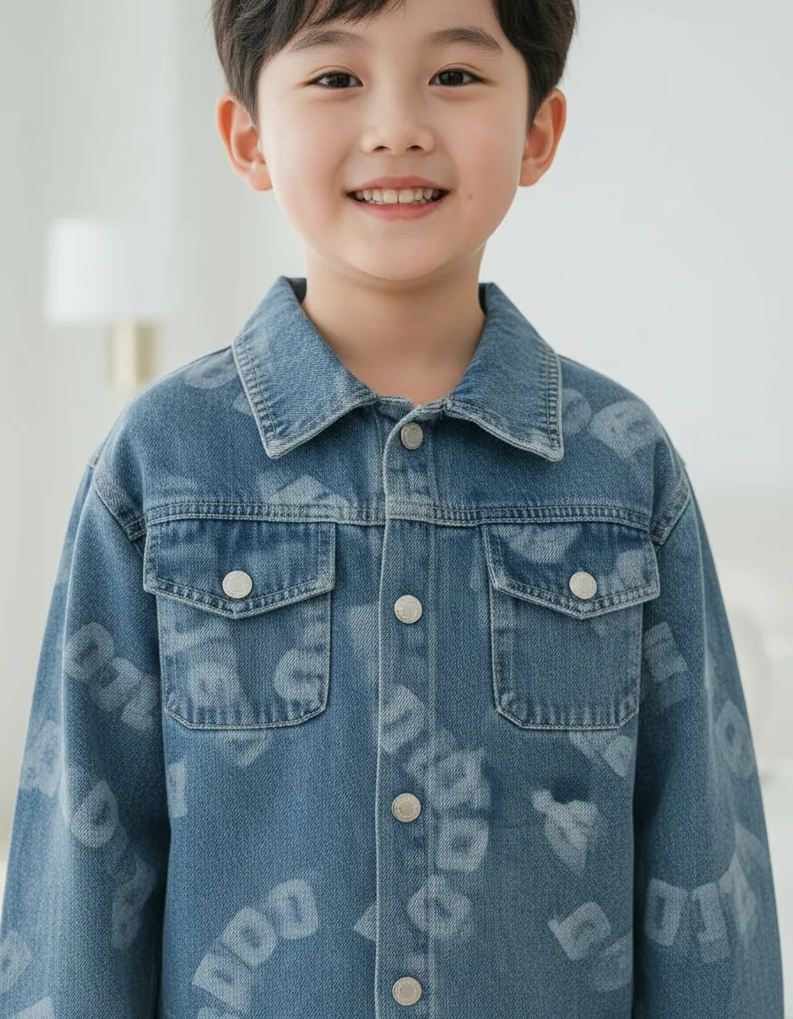 Denim Jacket and Pants Set view 5