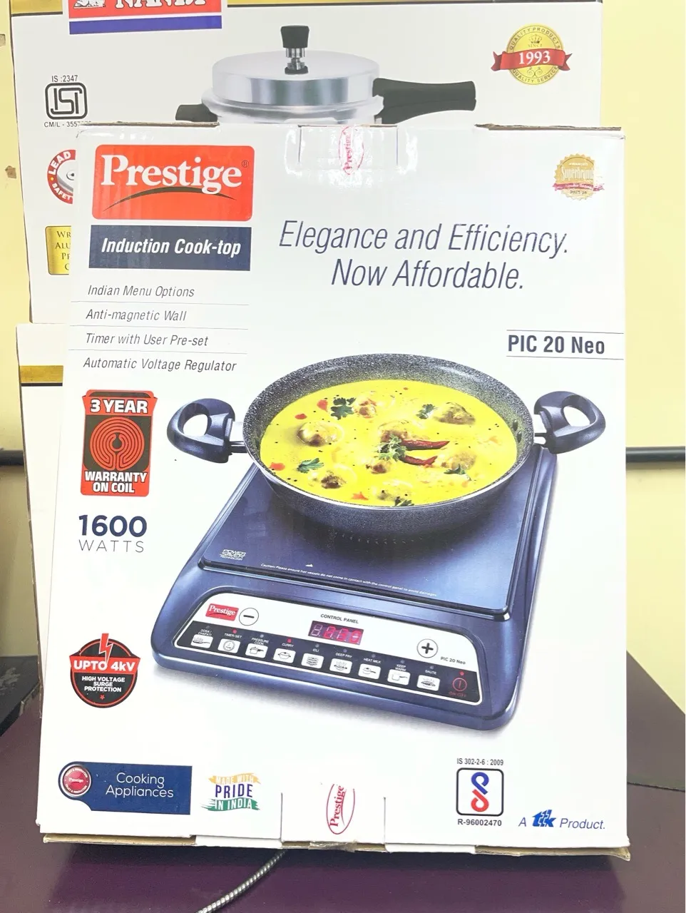 Prestige Induction Cook-top PIC 20 Neo view 2