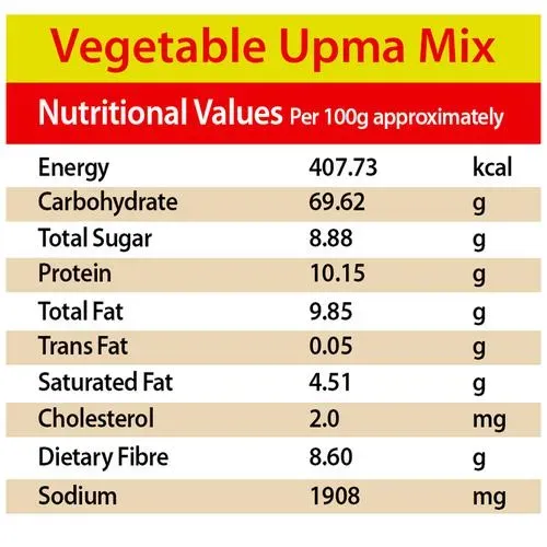 GM Foods Vegetable Upma Ready Mix 500 g view 3