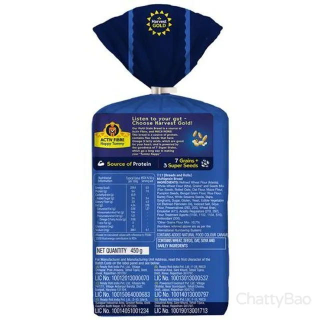 Harvest Gold Bread - Multi Grain 450 g view 2