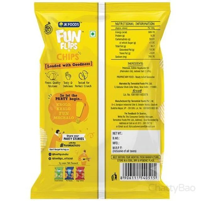 Fun Flips Potato Chips - Classic Salted 52 g view 2