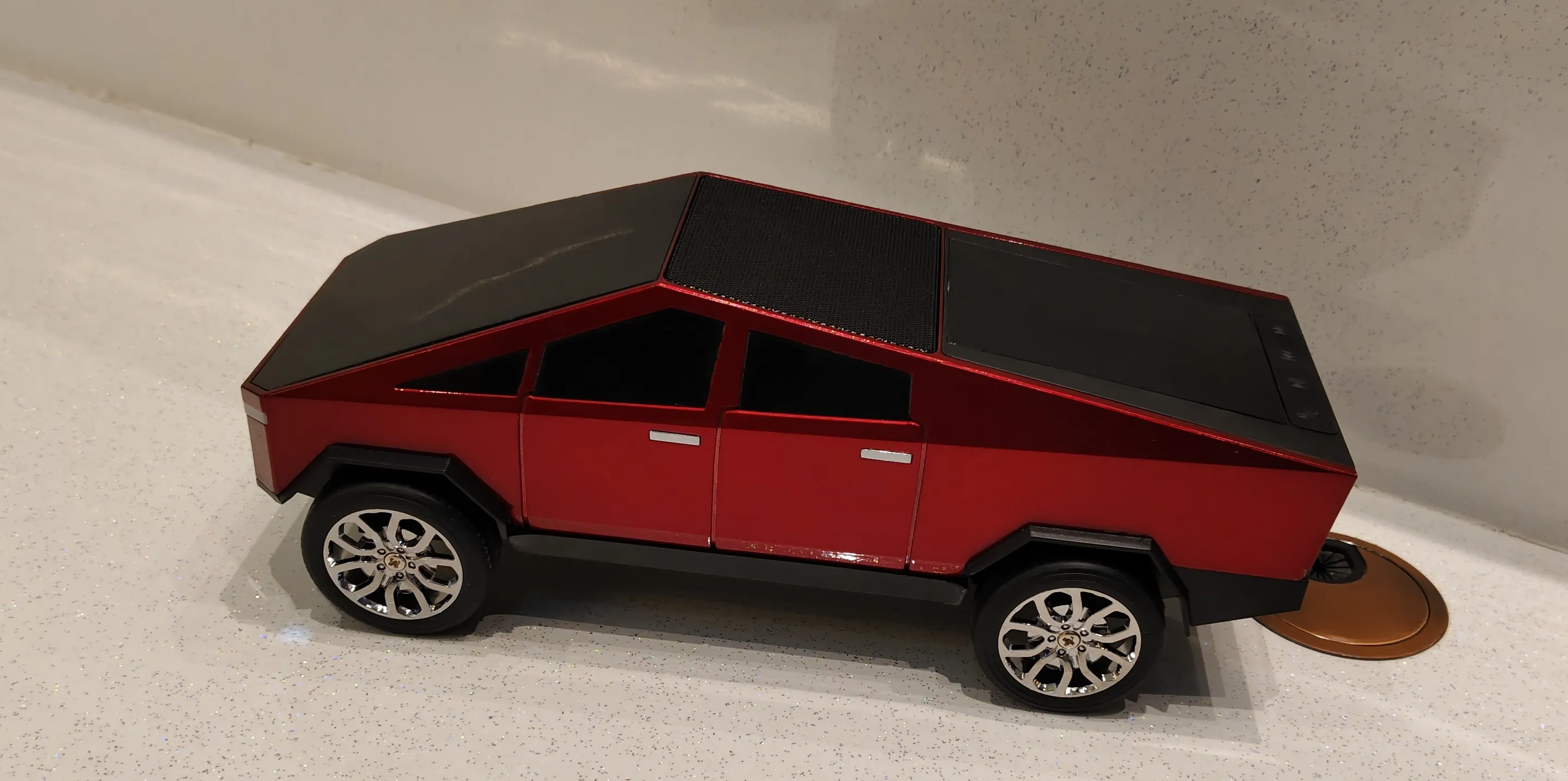 Red Model Car view 2