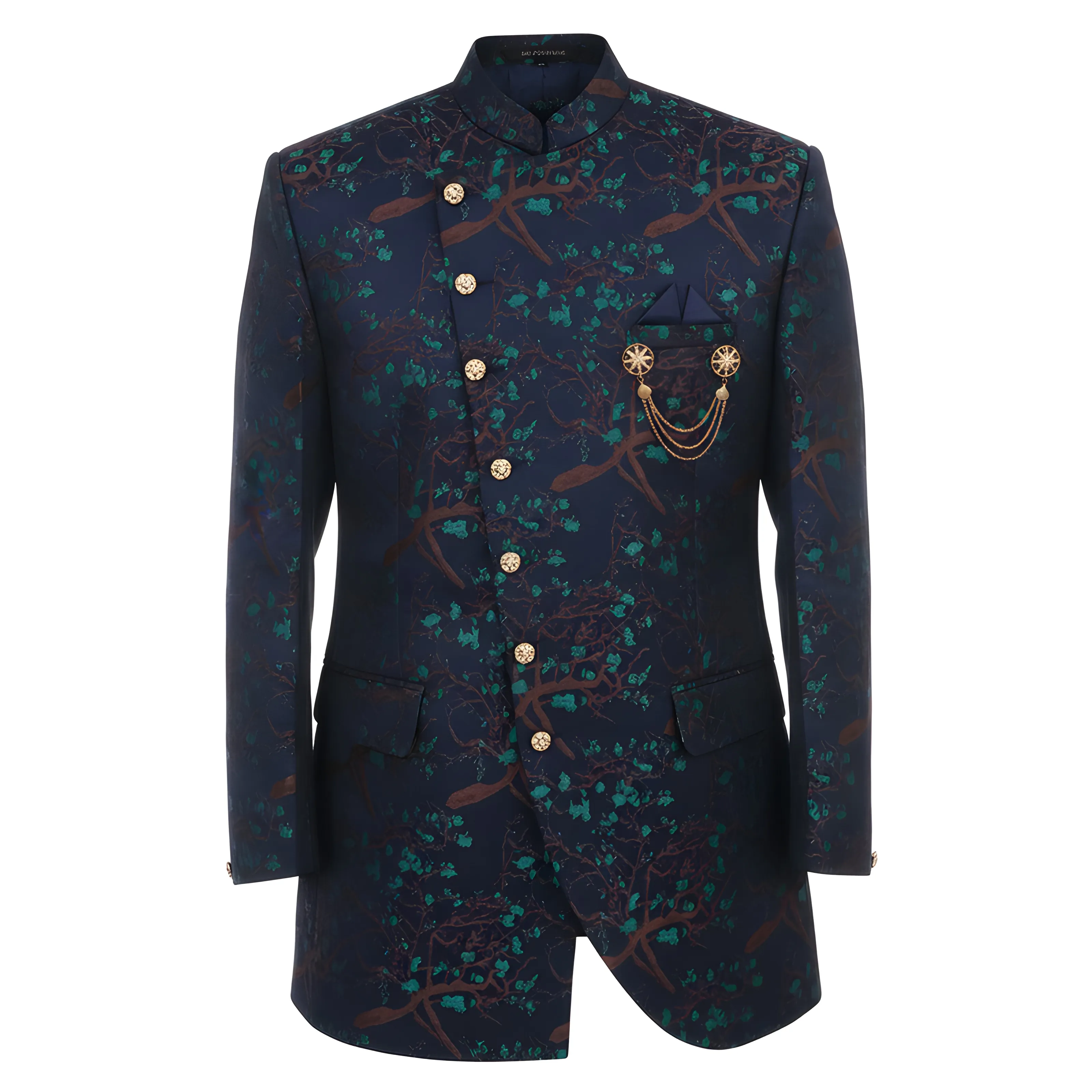 Green Sherwani Means view 2