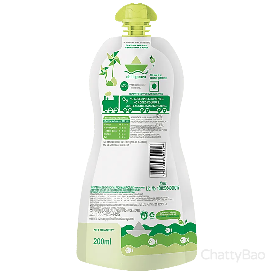 Paper Boat Chilli Guava Juice 200 ml view 2